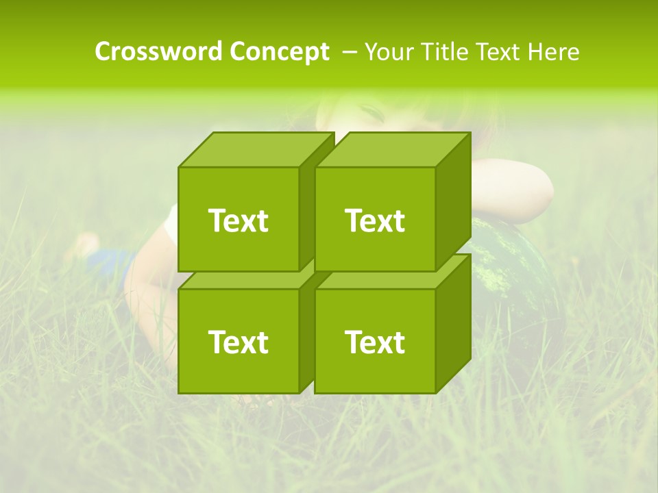 Emotion Water Melon Summertime PowerPoint Template