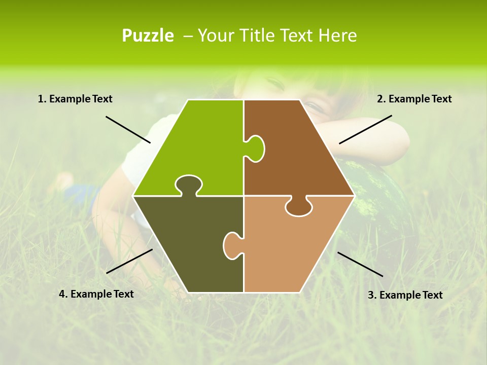 Emotion Water Melon Summertime PowerPoint Template