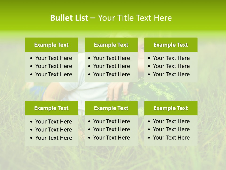 Emotion Water Melon Summertime PowerPoint Template