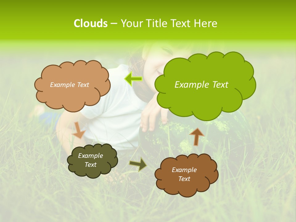 Emotion Water Melon Summertime PowerPoint Template