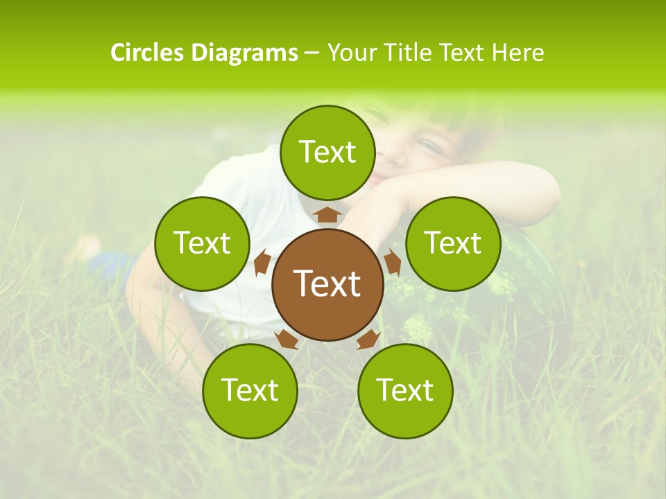 Emotion Water Melon Summertime PowerPoint Template