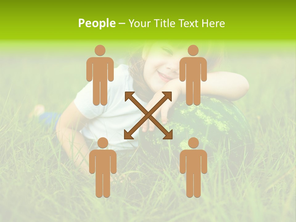 Emotion Water Melon Summertime PowerPoint Template