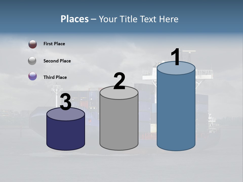 Carrier Port Security Shipping PowerPoint Template