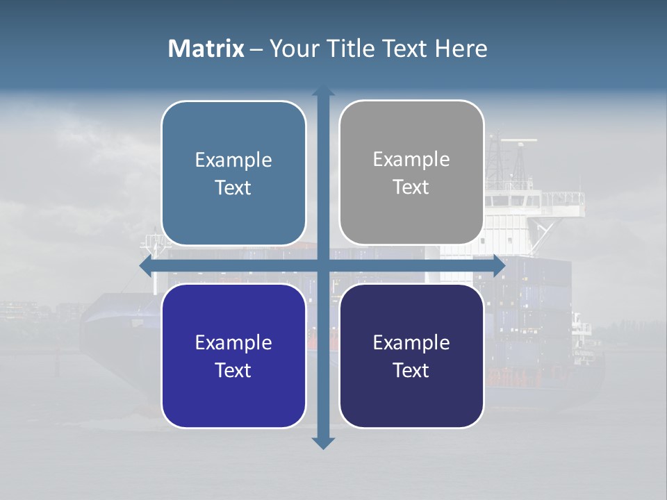 Carrier Port Security Shipping PowerPoint Template