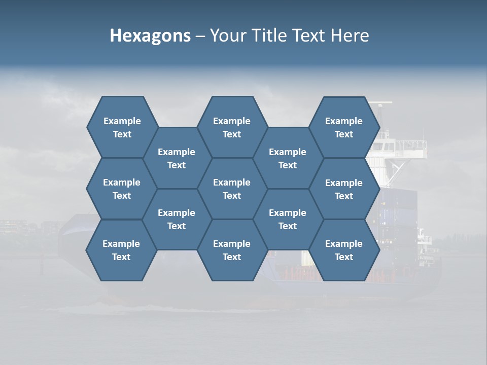 Carrier Port Security Shipping PowerPoint Template