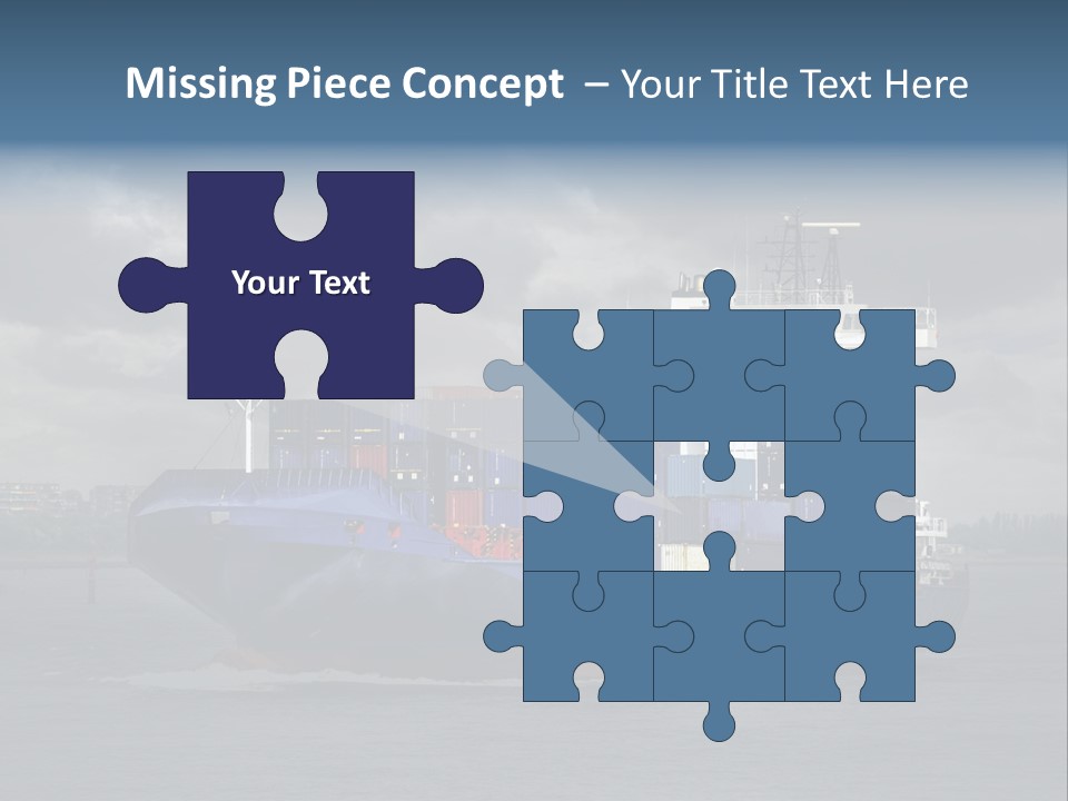 Carrier Port Security Shipping PowerPoint Template