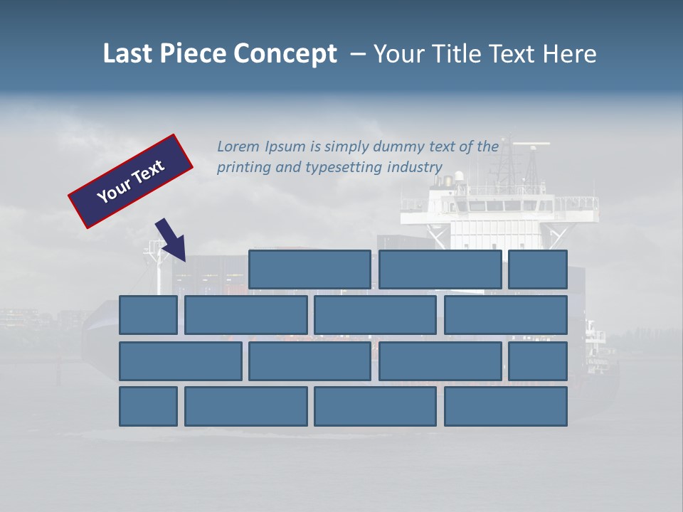 Carrier Port Security Shipping PowerPoint Template