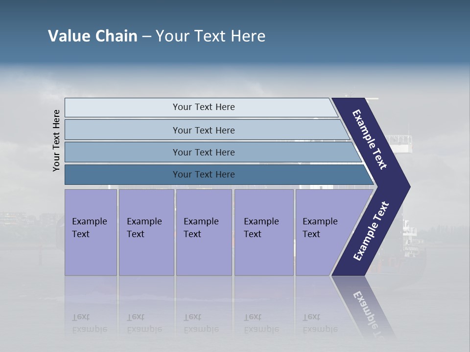 Carrier Port Security Shipping PowerPoint Template