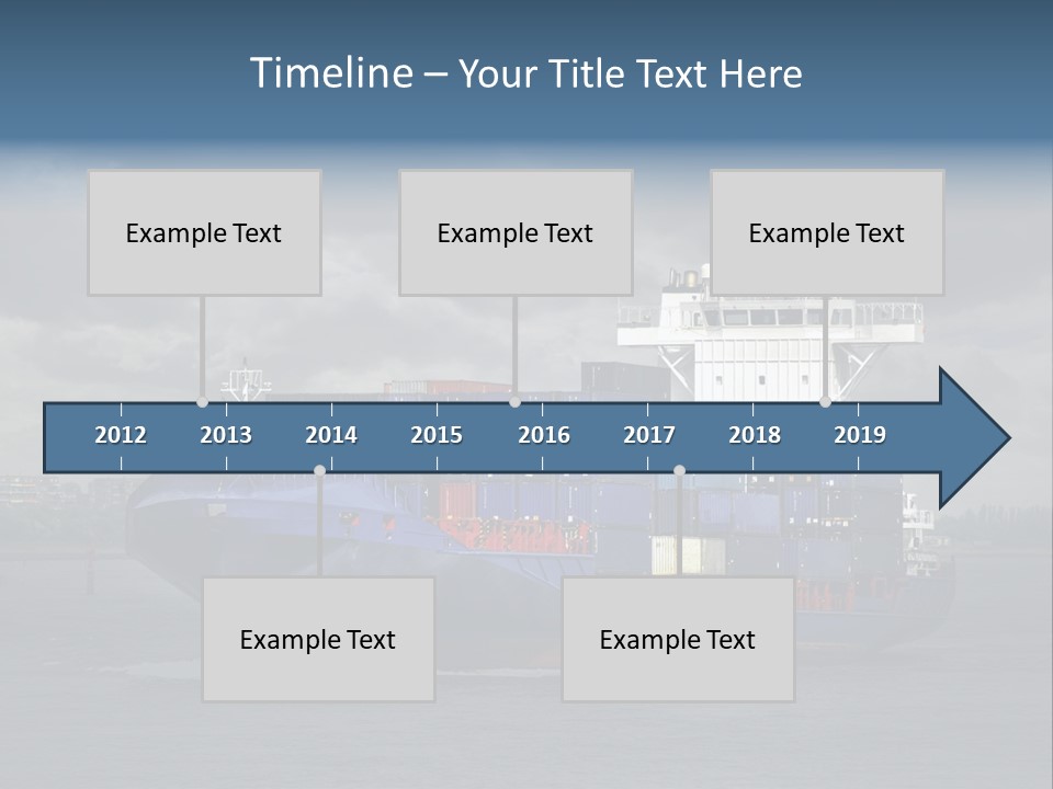 Carrier Port Security Shipping PowerPoint Template
