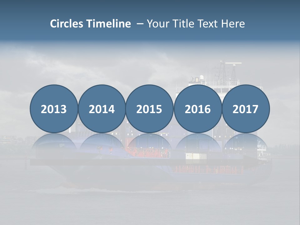 Carrier Port Security Shipping PowerPoint Template