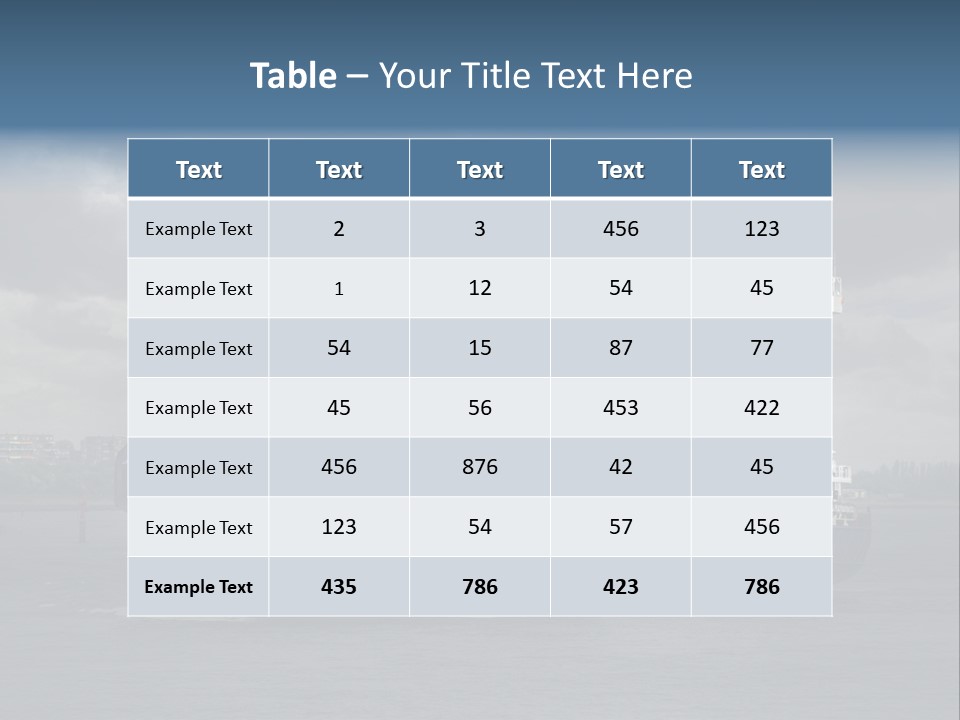 Carrier Port Security Shipping PowerPoint Template