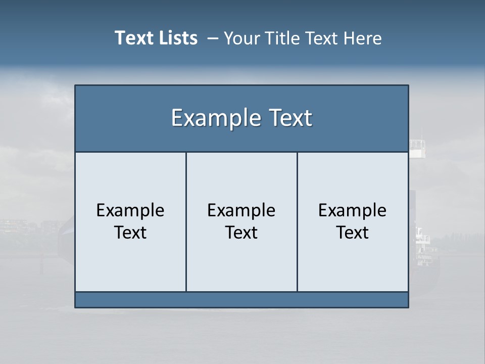 Carrier Port Security Shipping PowerPoint Template