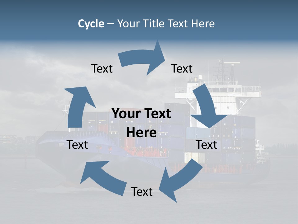 Carrier Port Security Shipping PowerPoint Template