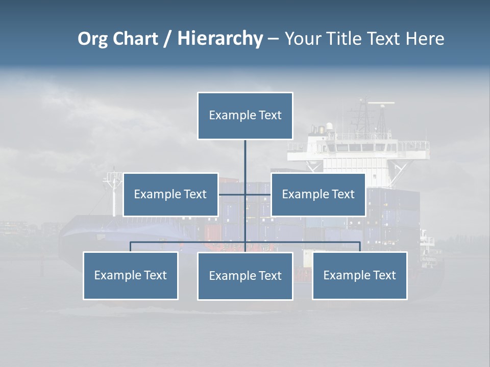 Carrier Port Security Shipping PowerPoint Template
