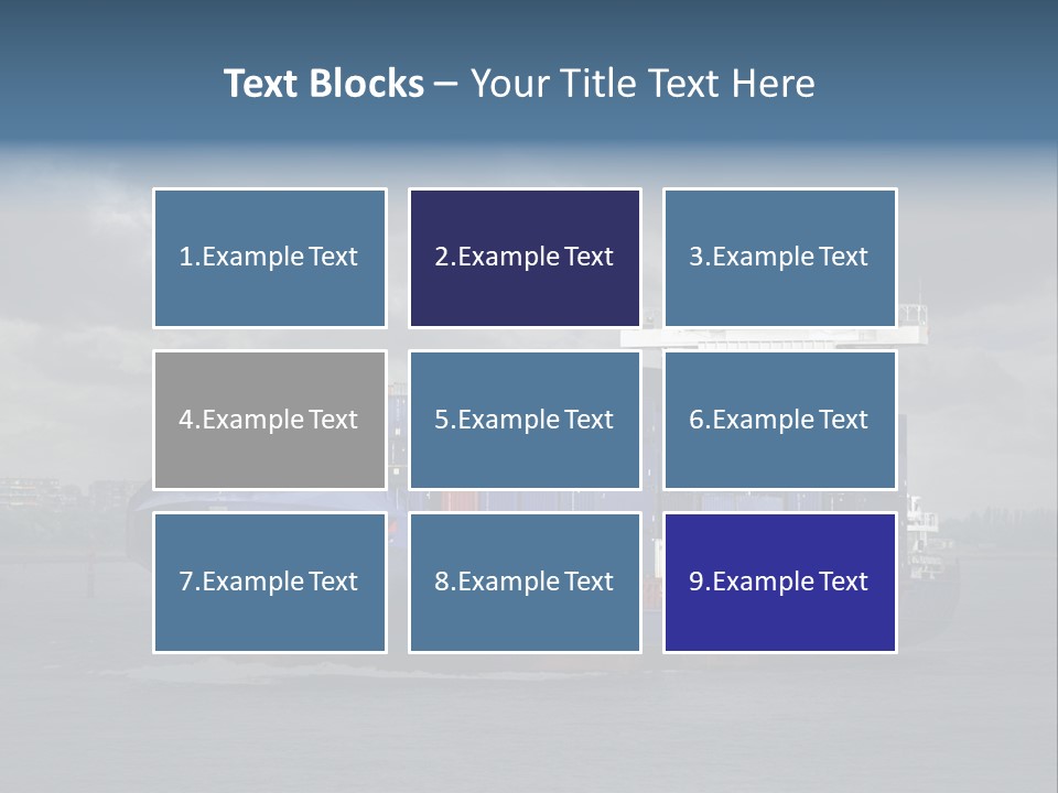 Carrier Port Security Shipping PowerPoint Template