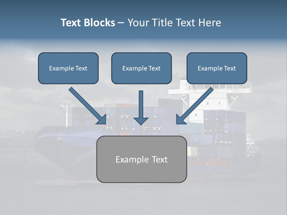 Carrier Port Security Shipping PowerPoint Template
