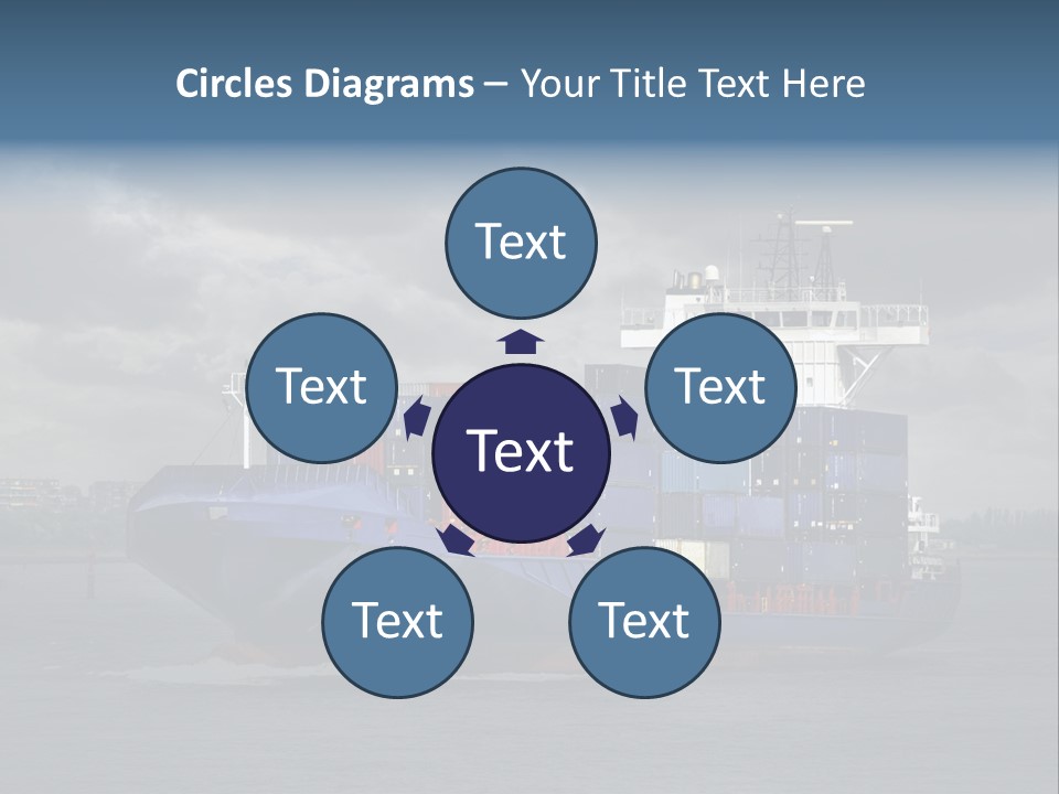 Carrier Port Security Shipping PowerPoint Template