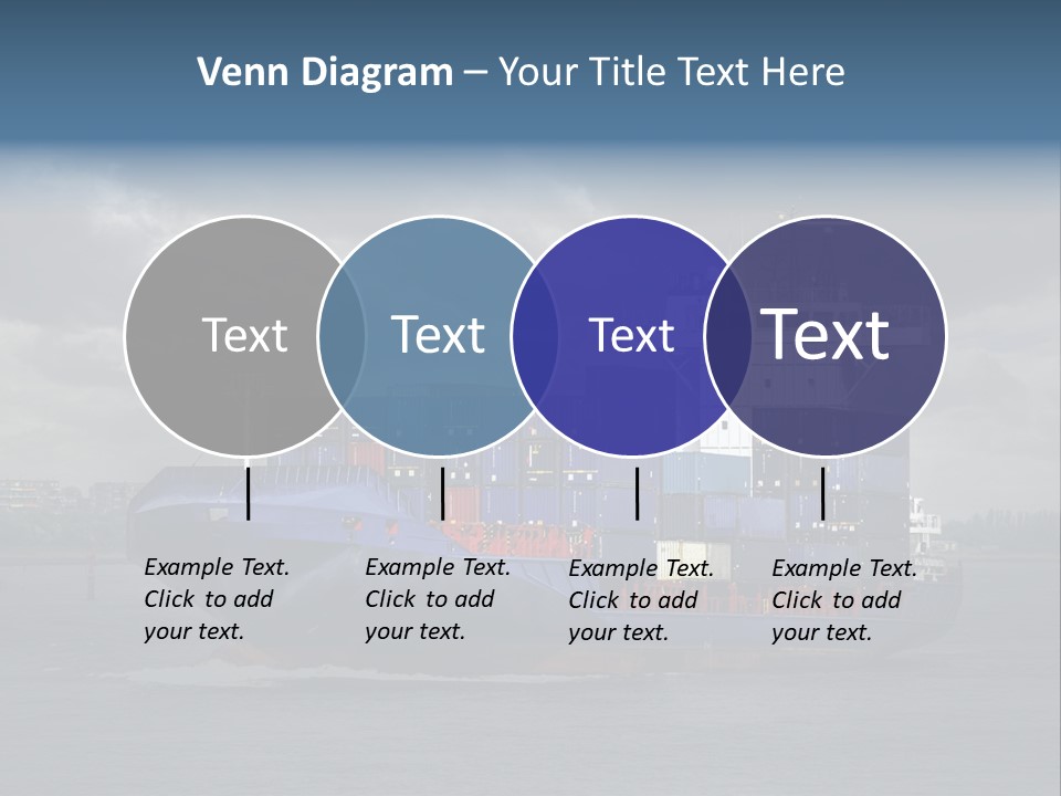 Carrier Port Security Shipping PowerPoint Template