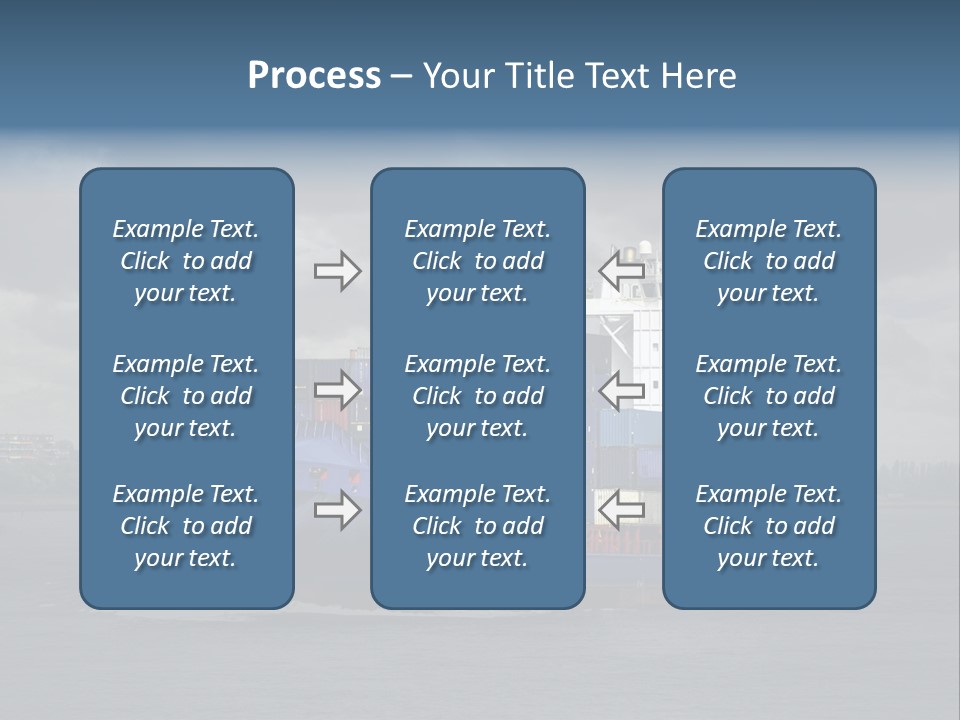 Carrier Port Security Shipping PowerPoint Template