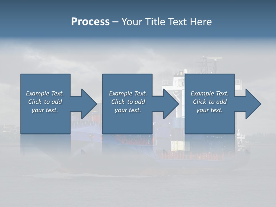 Carrier Port Security Shipping PowerPoint Template