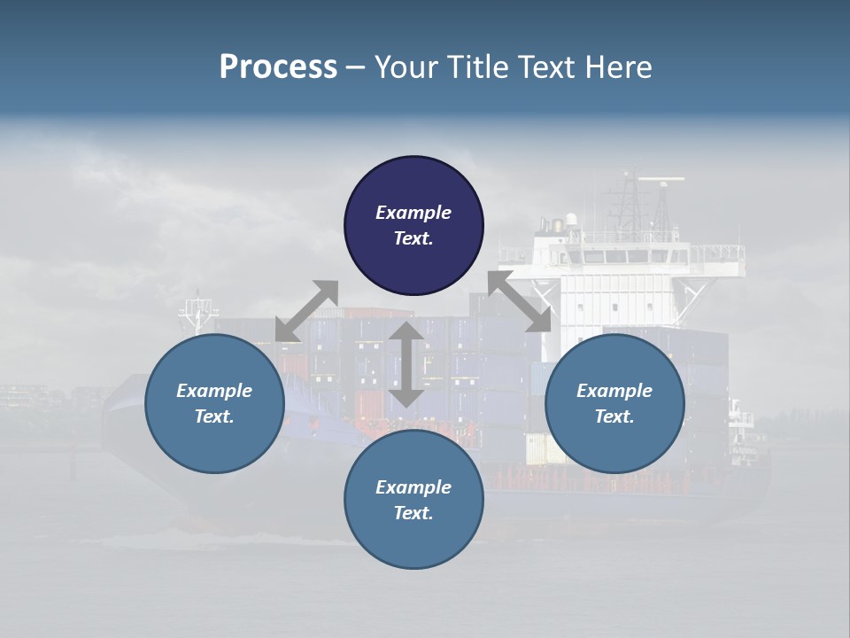 Carrier Port Security Shipping PowerPoint Template