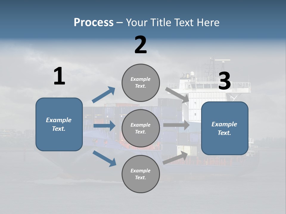 Carrier Port Security Shipping PowerPoint Template