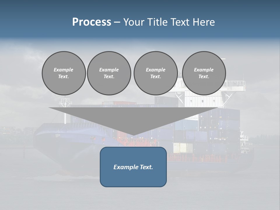 Carrier Port Security Shipping PowerPoint Template