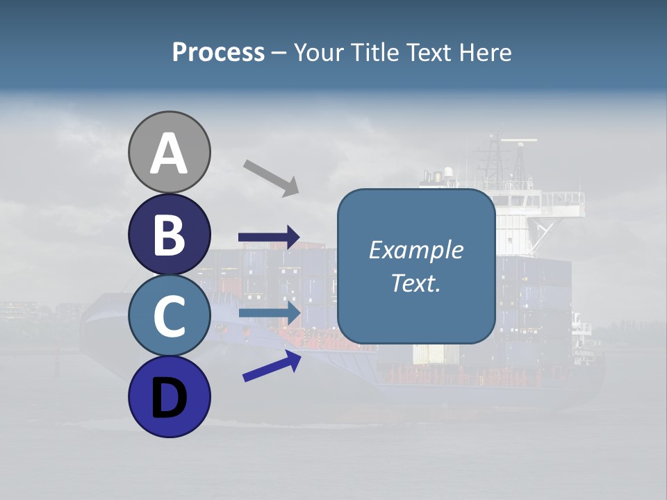 Carrier Port Security Shipping PowerPoint Template