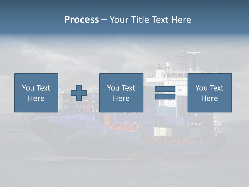 Carrier Port Security Shipping PowerPoint Template