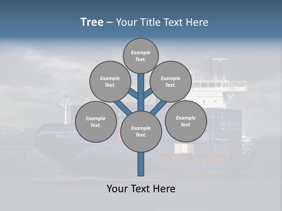 Carrier Port Security Shipping PowerPoint Template