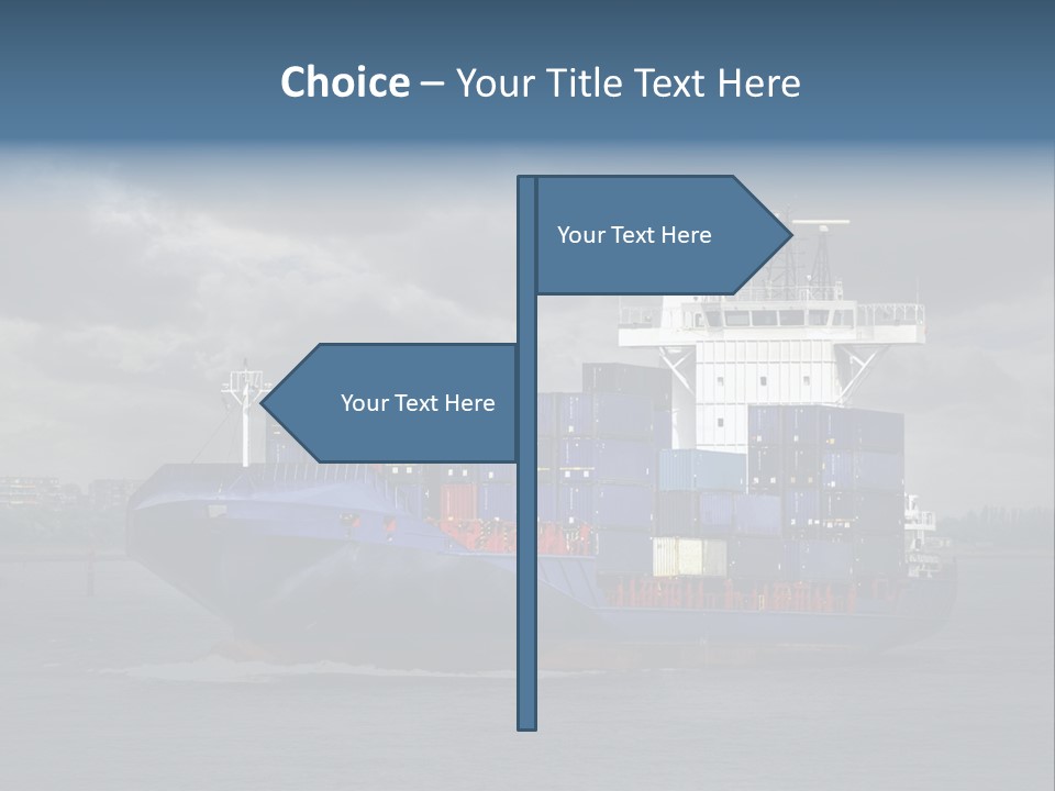 Carrier Port Security Shipping PowerPoint Template