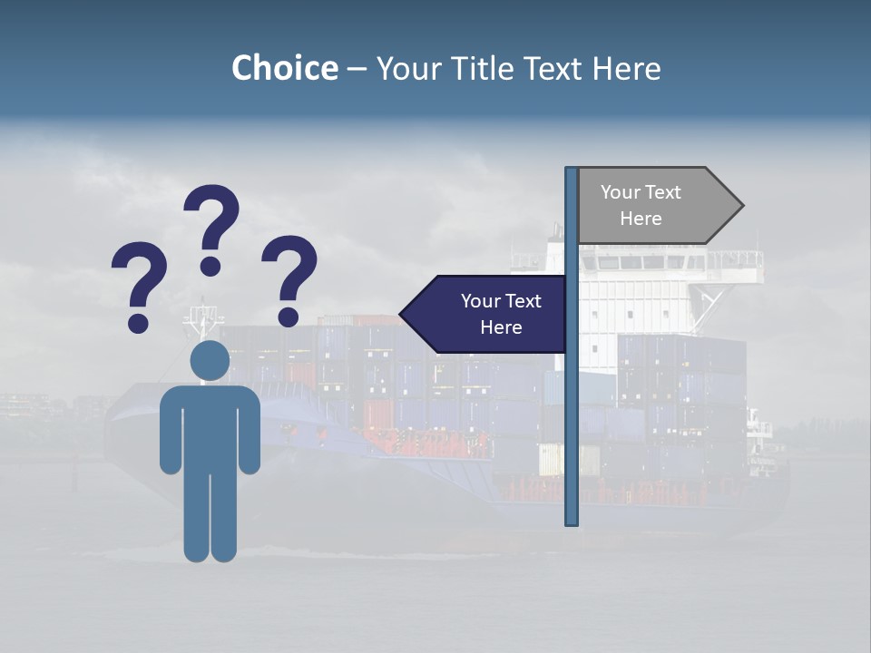 Carrier Port Security Shipping PowerPoint Template