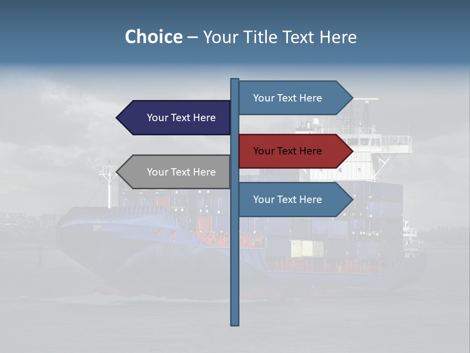 Carrier Port Security Shipping PowerPoint Template