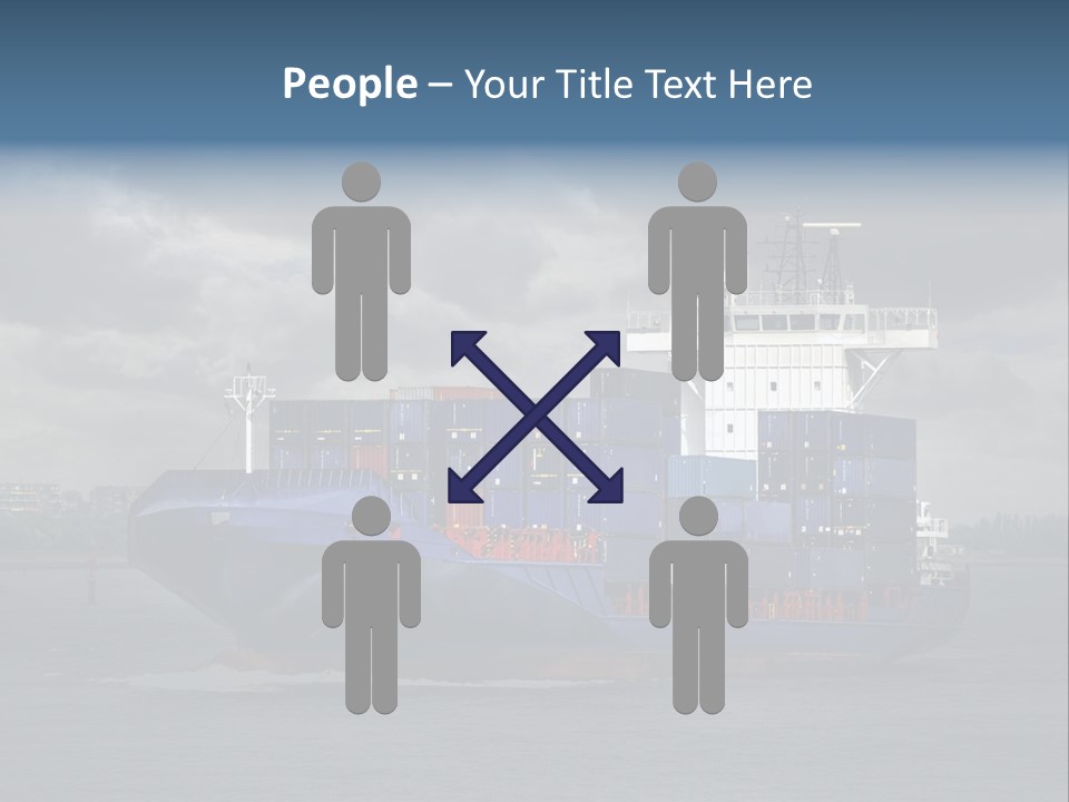 Carrier Port Security Shipping PowerPoint Template