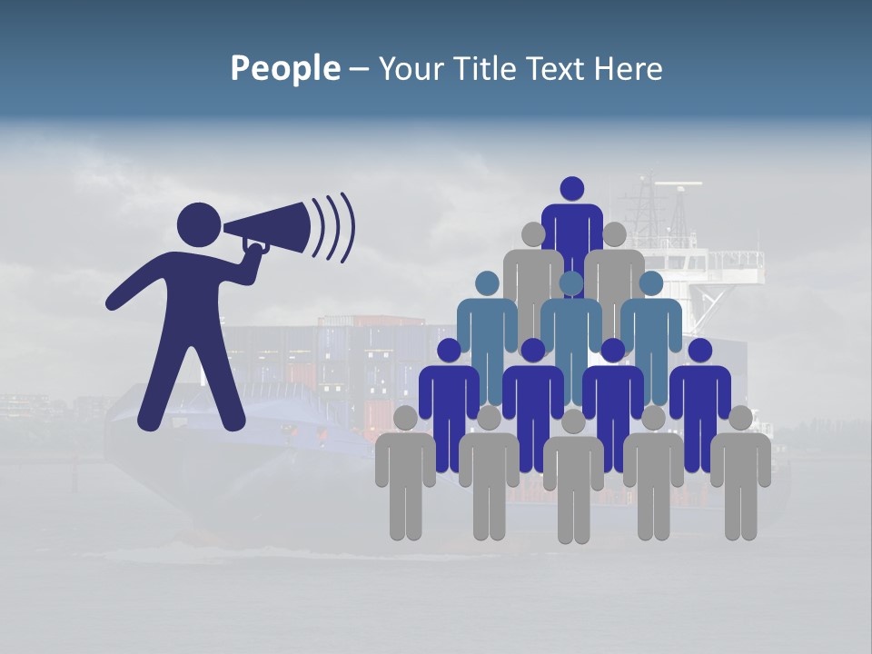 Carrier Port Security Shipping PowerPoint Template