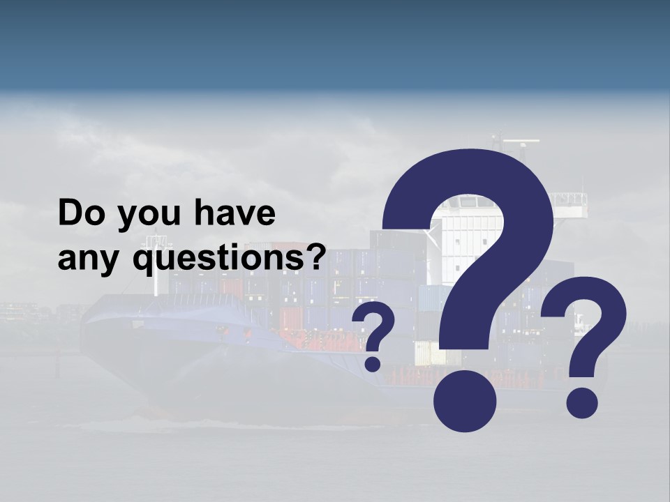 Carrier Port Security Shipping PowerPoint Template