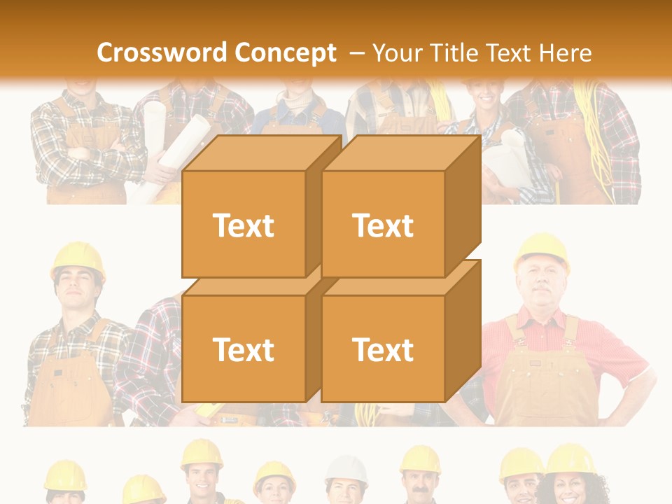 People Workers PowerPoint Template