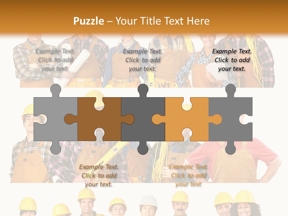 People Workers PowerPoint Template