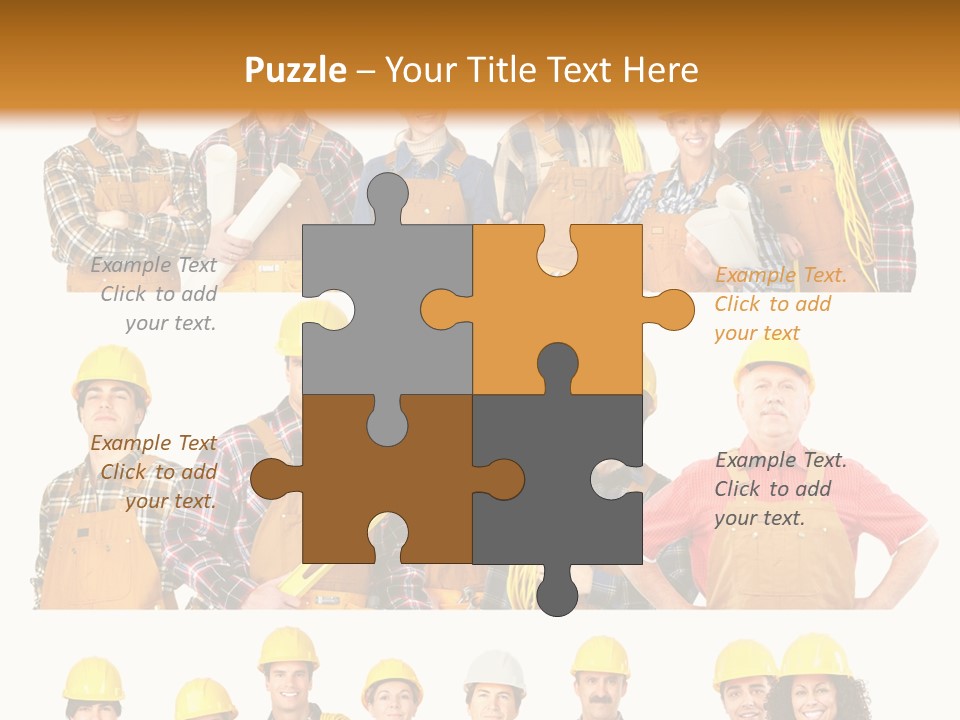 People Workers PowerPoint Template