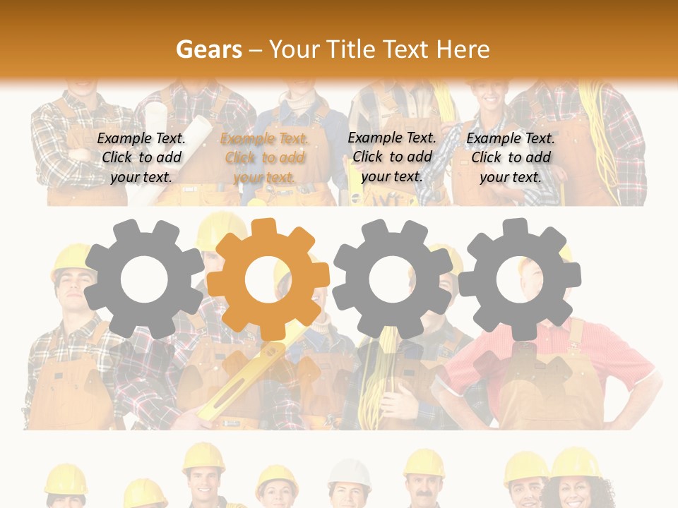 People Workers PowerPoint Template