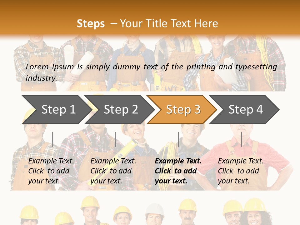 People Workers PowerPoint Template