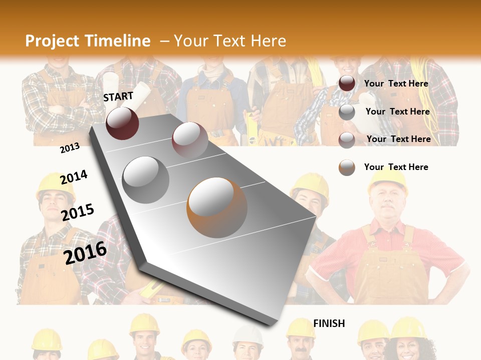 People Workers PowerPoint Template