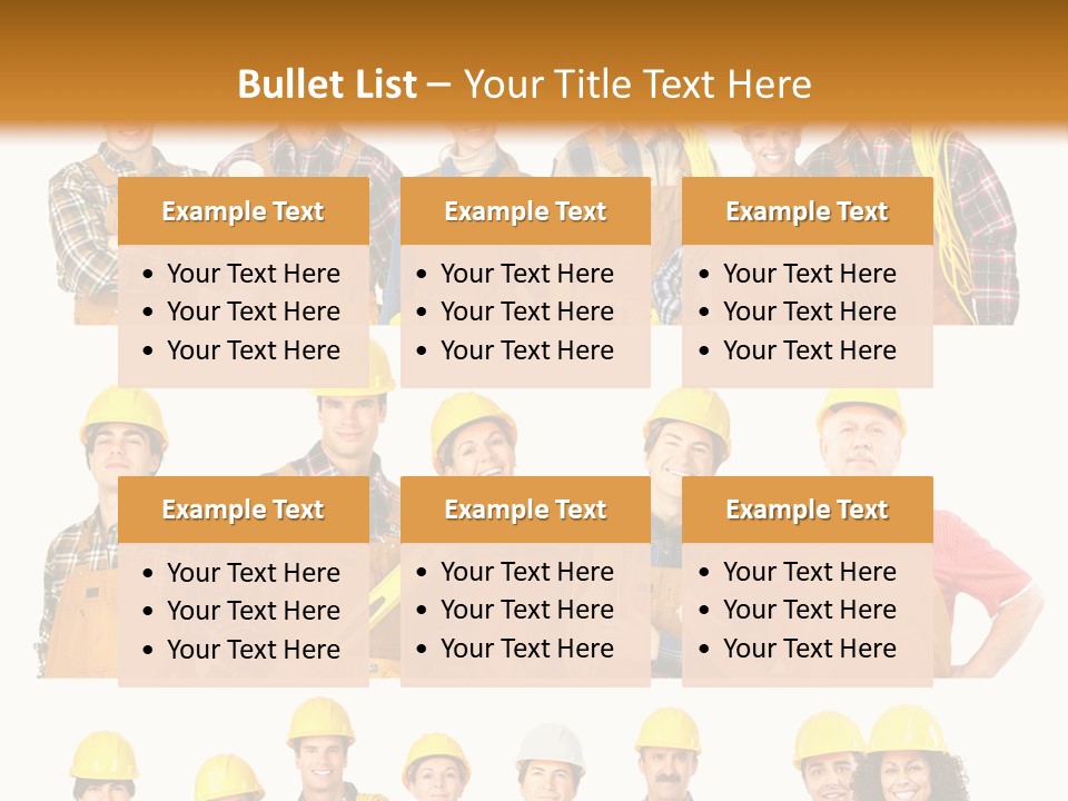 People Workers PowerPoint Template