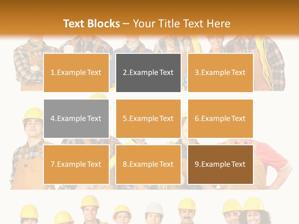 People Workers PowerPoint Template