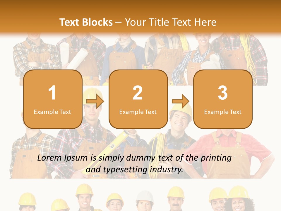 People Workers PowerPoint Template