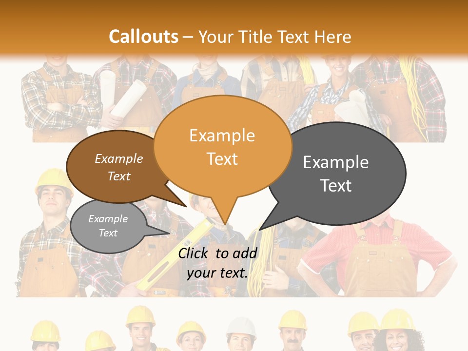 People Workers PowerPoint Template