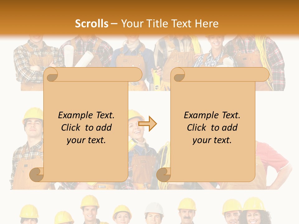 People Workers PowerPoint Template