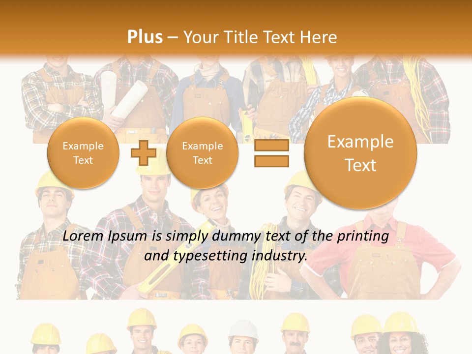 People Workers PowerPoint Template