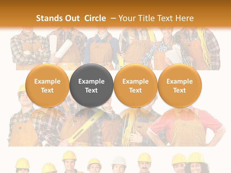 People Workers PowerPoint Template