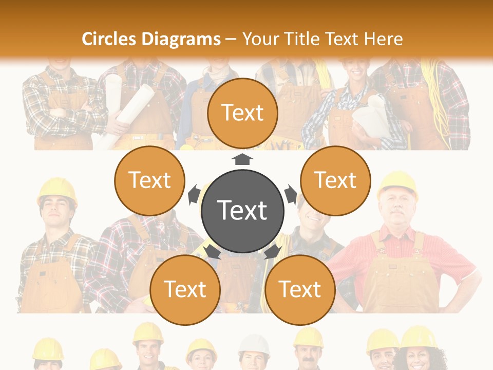 People Workers PowerPoint Template